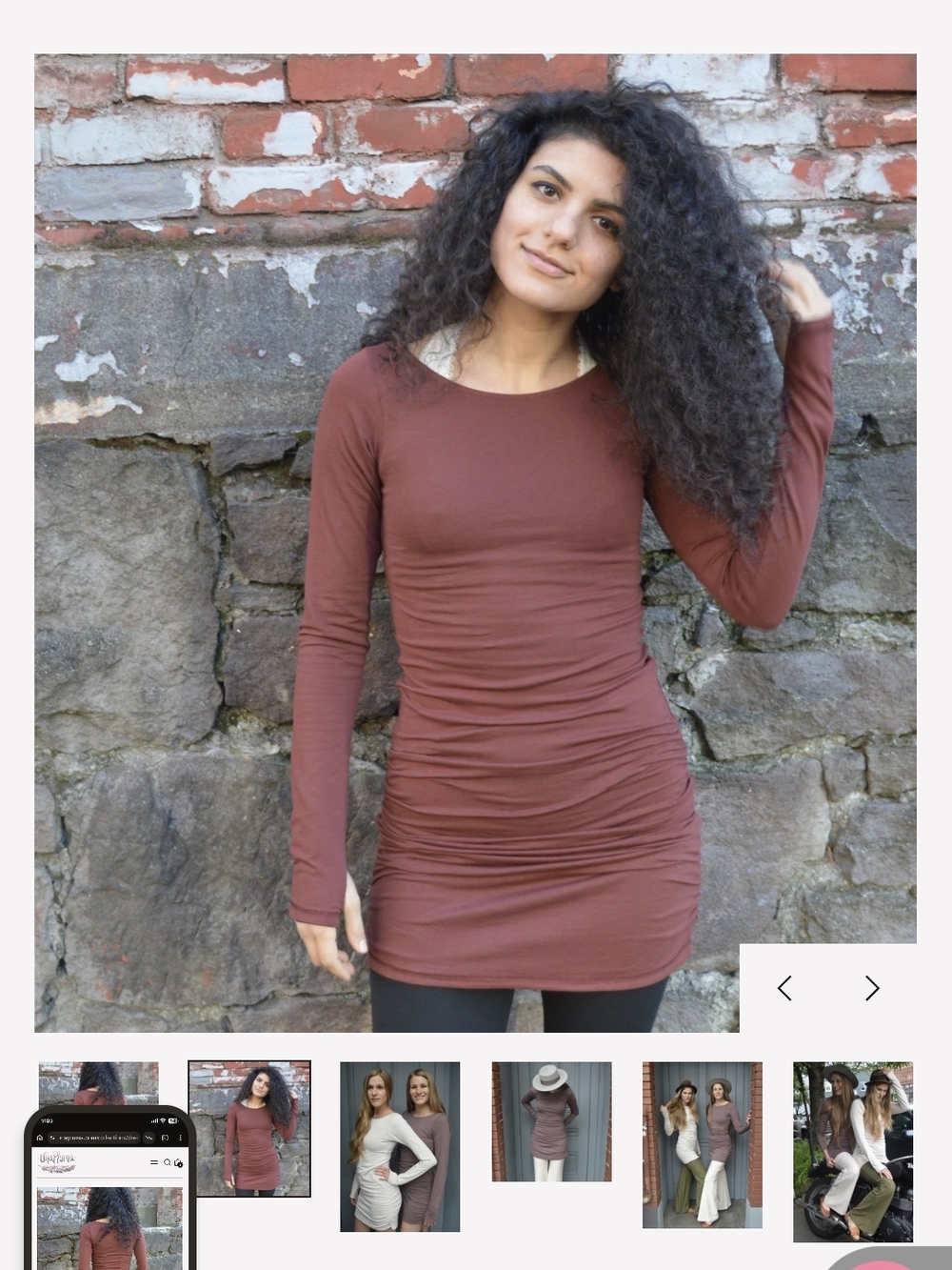 Una Pluma Long Sleeve Ruched Fiesta Dress M L XL